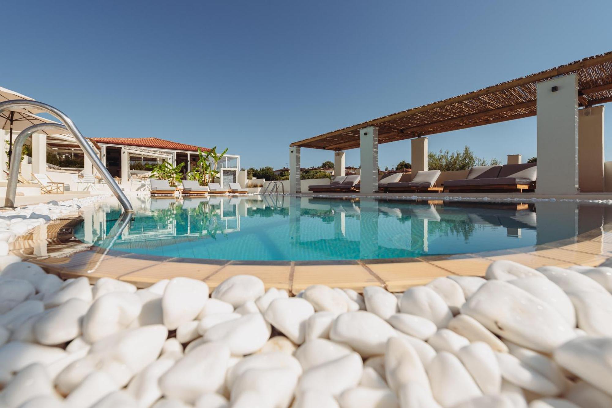 Ampelia Hotel Kassandra Chaniotis Exterior foto