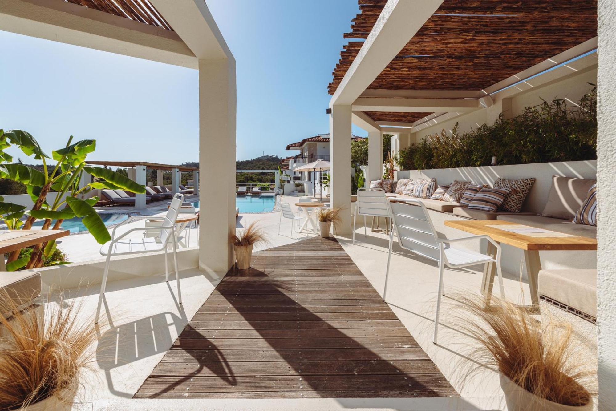 Ampelia Hotel Kassandra Chaniotis Exterior foto