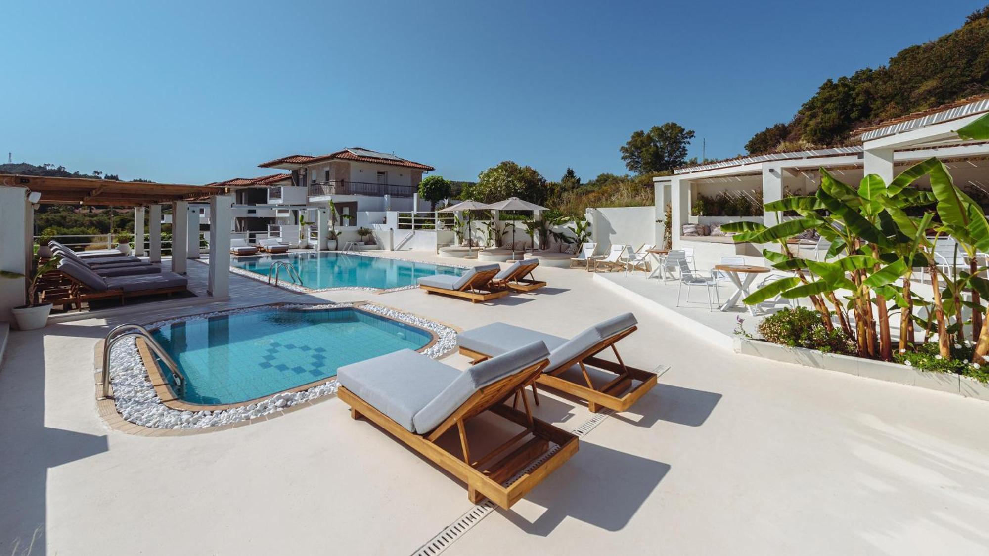 Ampelia Hotel Kassandra Chaniotis Exterior foto